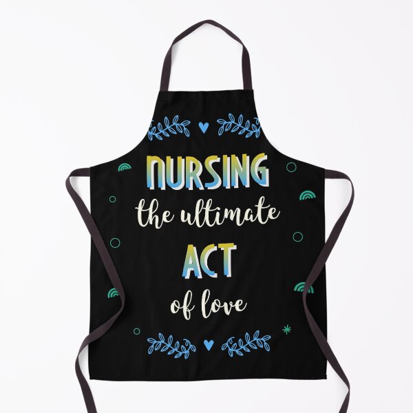 Item preview, Nurse Quote: Nursing the ultimate act of love yellow designed and sold by Bright76.
