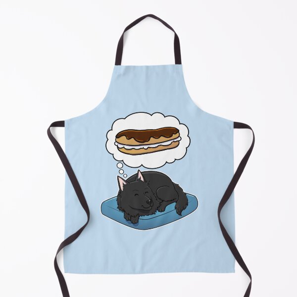 Item preview, Belgian Sheepdog dreaming about Eclairs designed and sold by DoggieDelights.
