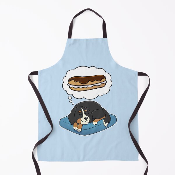 Item preview, Bernese Mountain Dog dreaming about Eclairs designed and sold by DoggieDelights.
