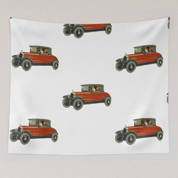 Item preview, Vintage cars vintage love cars restoration cars red car  designed and sold by Tropical Blood.