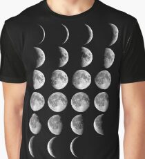Moon Phases Graphic T-Shirt