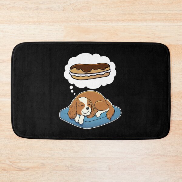 Item preview, Cavalier King Charles Spaniel dreaming about Eclairs designed and sold by DoggieDelights.