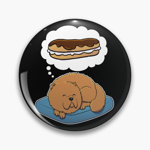 Item preview, Chow Chow dreaming about Eclairs designed and sold by DoggieDelights.