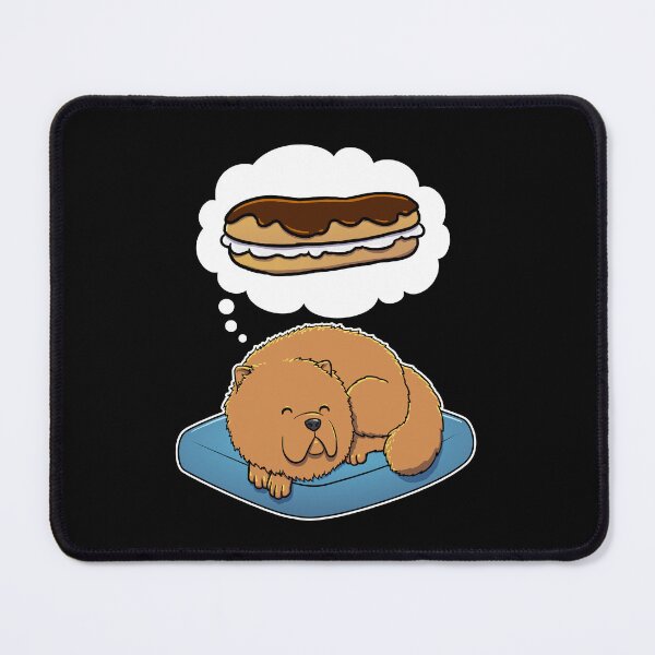 Item preview, Chow Chow dreaming about Eclairs designed and sold by DoggieDelights.