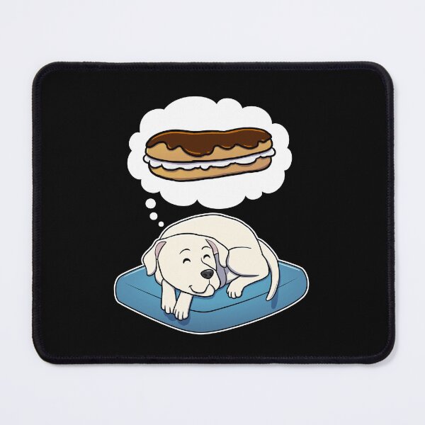 Item preview, Dogo Argentino dreaming about Eclairs designed and sold by DoggieDelights.