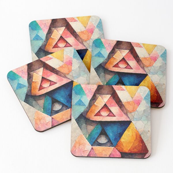 Item preview, Geometric watercolor (3/8) designed and sold by sabantha.