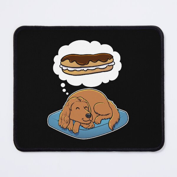 Item preview, English Cocker Spaniel dreaming about Eclairs designed and sold by DoggieDelights.