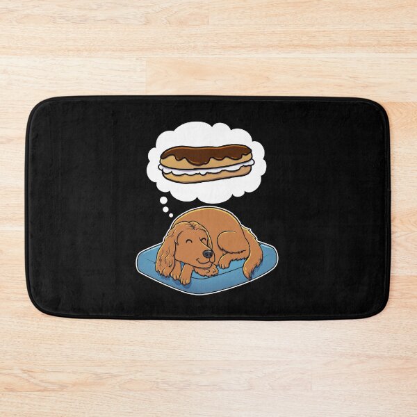 Item preview, English Cocker Spaniel dreaming about Eclairs designed and sold by DoggieDelights.