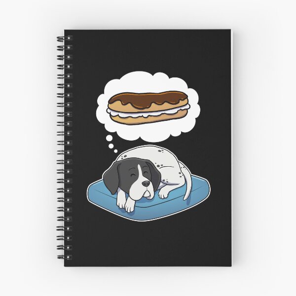 Item preview, English Pointer dreaming about Eclairs designed and sold by DoggieDelights.