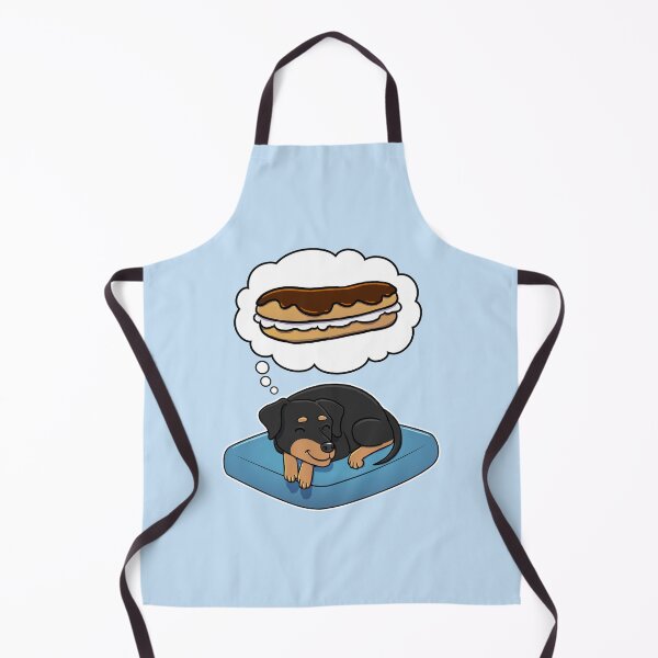 Item preview, Miniature Pinscher dreaming about Eclairs designed and sold by DoggieDelights.