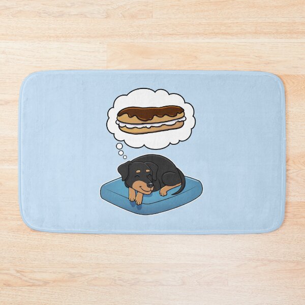 Item preview, Miniature Pinscher dreaming about Eclairs designed and sold by DoggieDelights.