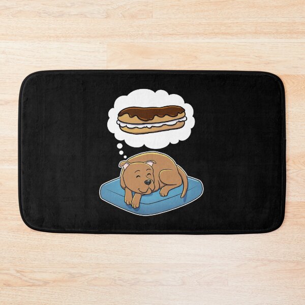Item preview, Staffordshire Bull Terrier dreaming about Eclairs designed and sold by DoggieDelights.