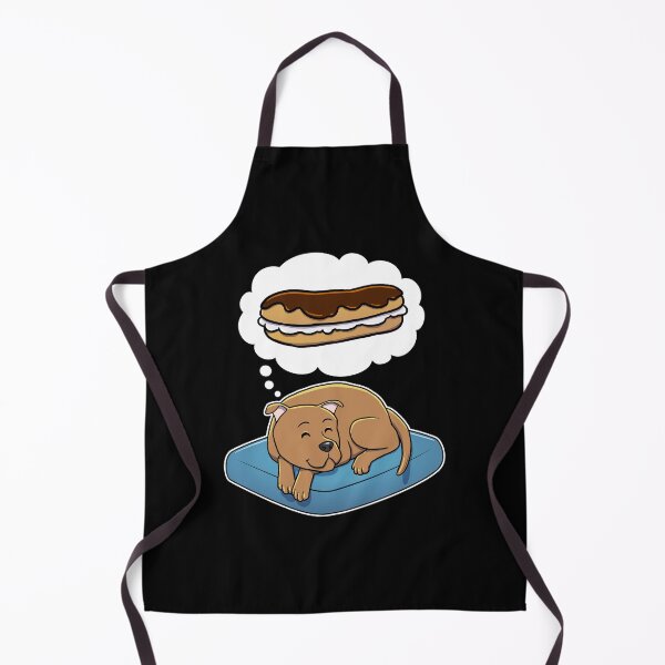 Item preview, Staffordshire Bull Terrier dreaming about Eclairs designed and sold by DoggieDelights.