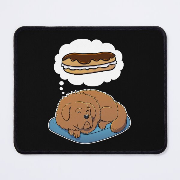 Item preview, Tibetan Mastiff dreaming about Eclairs designed and sold by DoggieDelights.