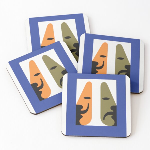 Item preview, Minimalist Retro Vintage Abstract 60s Art - The Spirit of the Living Theatre designed and sold by spruceroots.