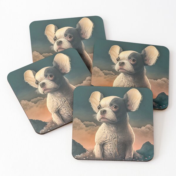 Item preview, Very cute little dog on an ukiyo-e style decor designed and sold by Gui79.