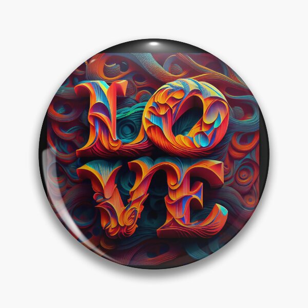 Item preview, LOVE Love, abstract, psychedelic, contemporary, trippy love for valentines designed and sold by GeoffBeattie.