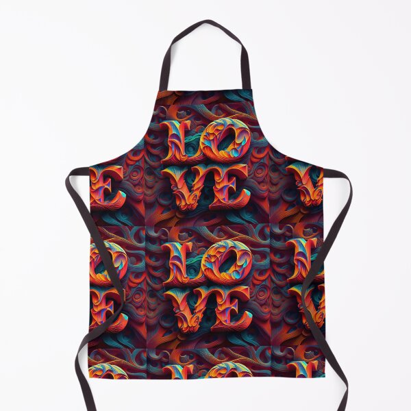 Item preview, LOVE Love, abstract, psychedelic, contemporary, trippy love for valentines designed and sold by GeoffBeattie.