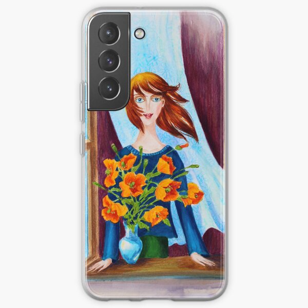 Morning Breeze Watercolor Painting Samsung Galaxy Soft Case