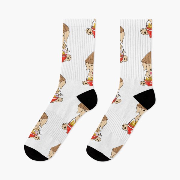 Item preview, Funny retriever  Eating Noodles designed and sold by Pet Station.