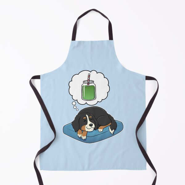 Artikelvorschau, Bernese Mountain Dog dreaming about Green Smoothies entworfen und verkauft von DoggieDelights.