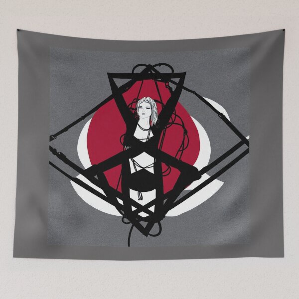 Item preview, Woman tied in bondage graphic. designed and sold by BDSMlovers.