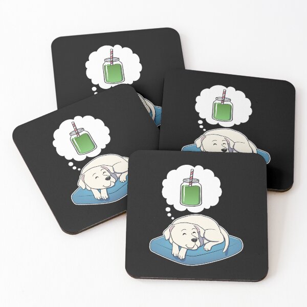 Item preview, Dogo Argentino dreaming about Green Smoothies designed and sold by DoggieDelights.