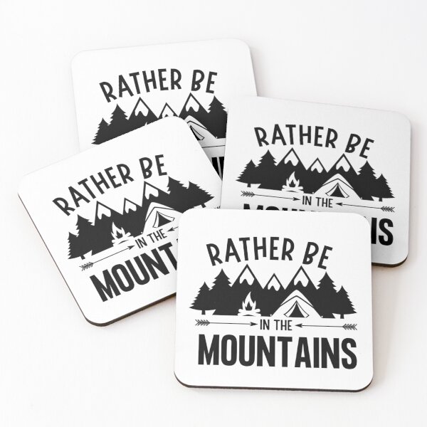 Item preview,  Rather be in the mountains - travelling lovers designed and sold by Hoetoons.