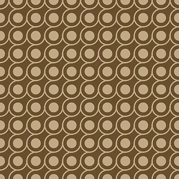 Artwork thumbnail, Brown Inverted Circle Pattern by RogueDroid