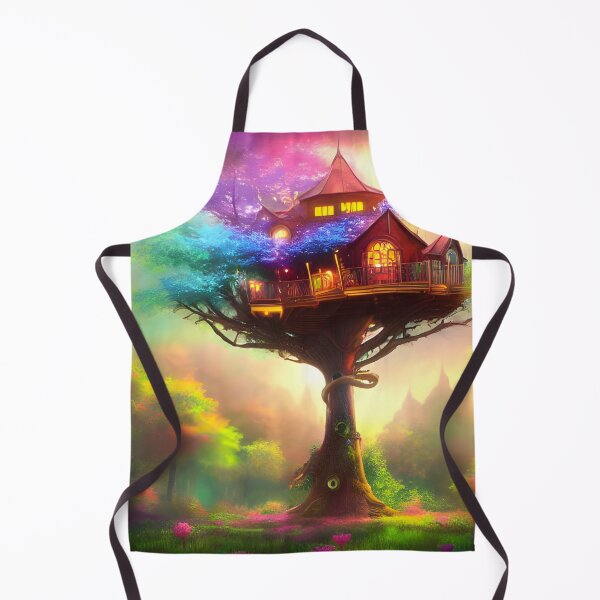 Item preview, Whimsical Treehouse - Green designed and sold by SapphireMyst.