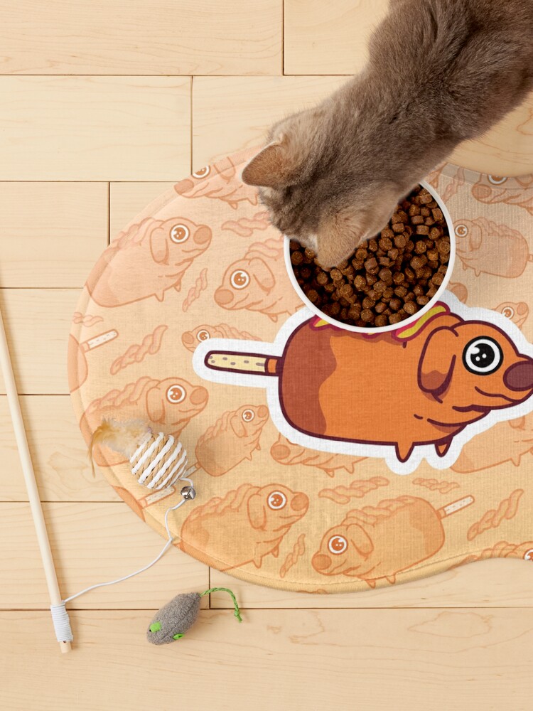 Alternate view of Chubby Corndog Meme Pet Mat