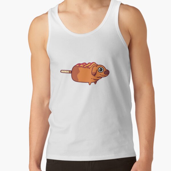Chubby Corndog Meme Tank Top