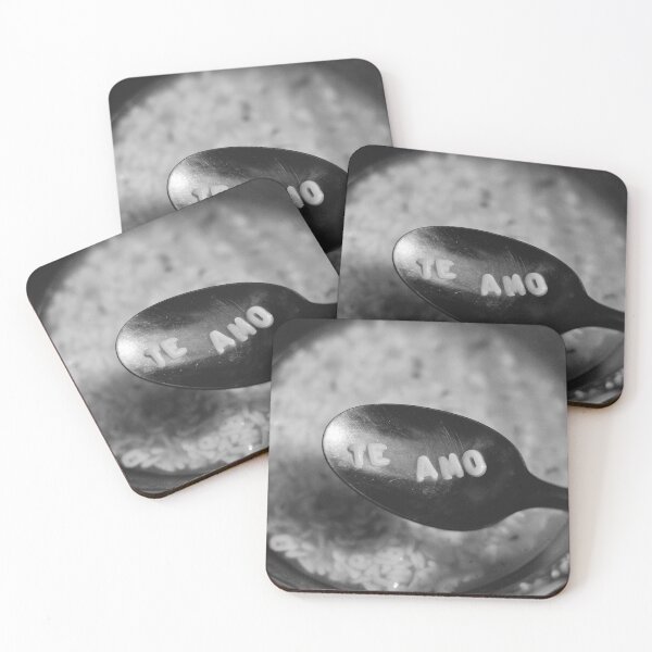 Item preview, Love in Alphabet Pasta in Black and White - Romantic Kitchen Photography designed and sold by CarolinaReina.