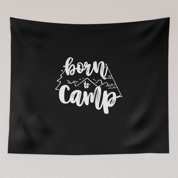 Item preview, Born to camp  - Camp lovers designed and sold by Hoetoons.