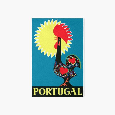 Artikel-Vorschau von 1965 Portugal Hahn von Barcelos Reiseplakat, designt und verkauft von retrographics.