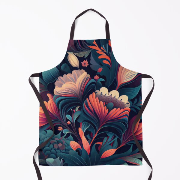 Artikelvorschau, Surreal Drawn Floral Pattern Digital Painting entworfen und verkauft von CodeAndColors.