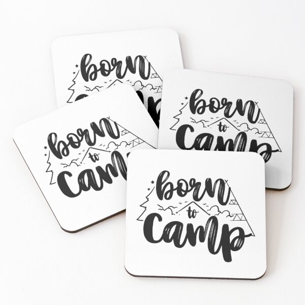 Item preview, Born to camp  - Camp lovers designed and sold by Hoetoons.