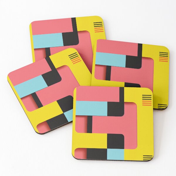 Item preview, Pink and Yellow Geometric Pattern for Active  designed and sold by KOTOdesign.