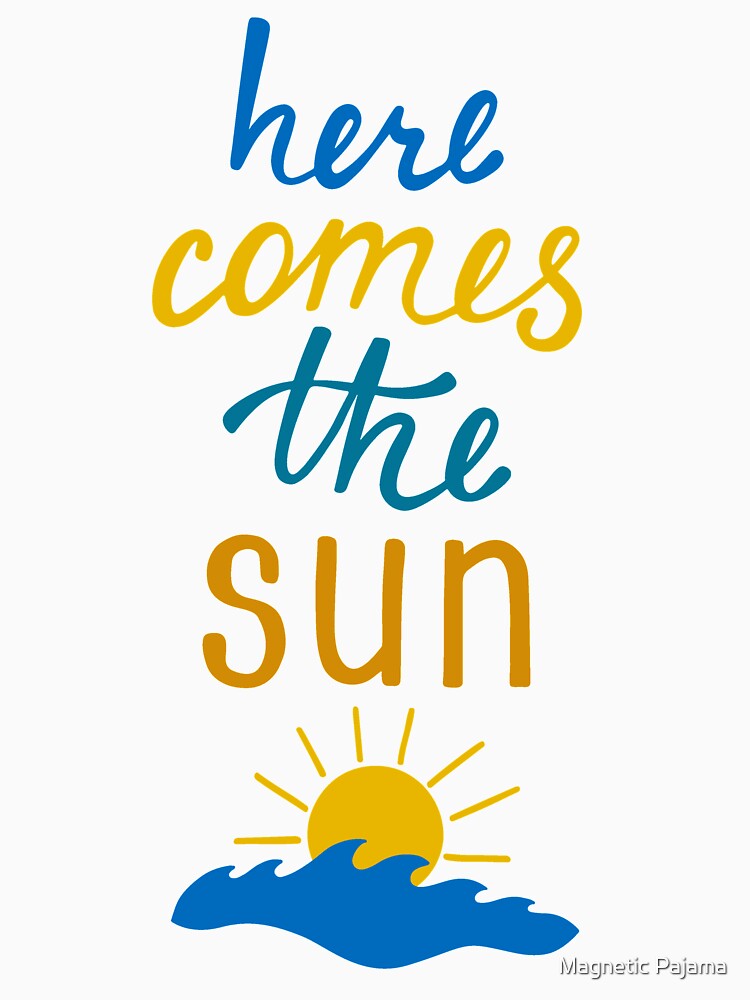 Here Comes the Sun Beach & Waves by MagneticMama