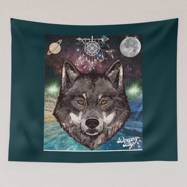Item preview, Dream catcher wolf  designed and sold by brandotiver.