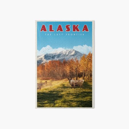 Alaska 4x6 Photo Frame Metal Bear and Tree