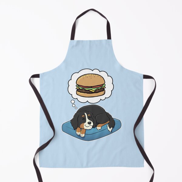 Artikelvorschau, Bernese Mountain Dog dreaming about Hamburgers entworfen und verkauft von DoggieDelights.