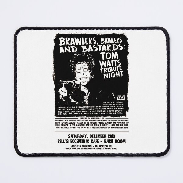 Item preview, Tom Waits Tribute Night designed and sold by jwebmarket.