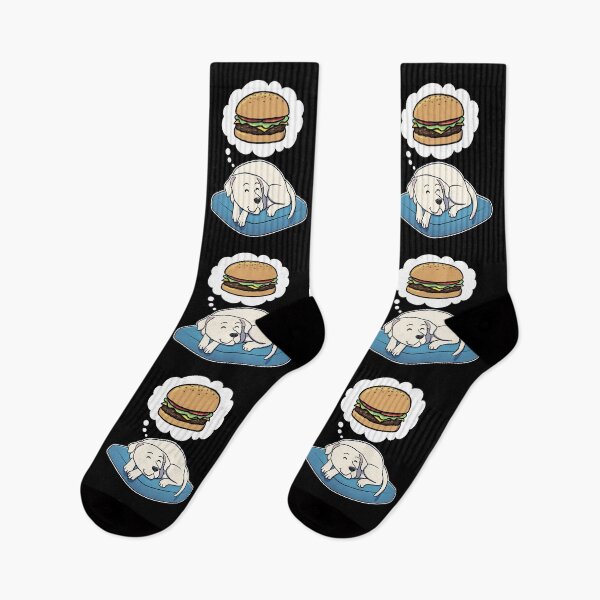 Item preview, Dogo Argentino dreaming about Hamburgers designed and sold by DoggieDelights.