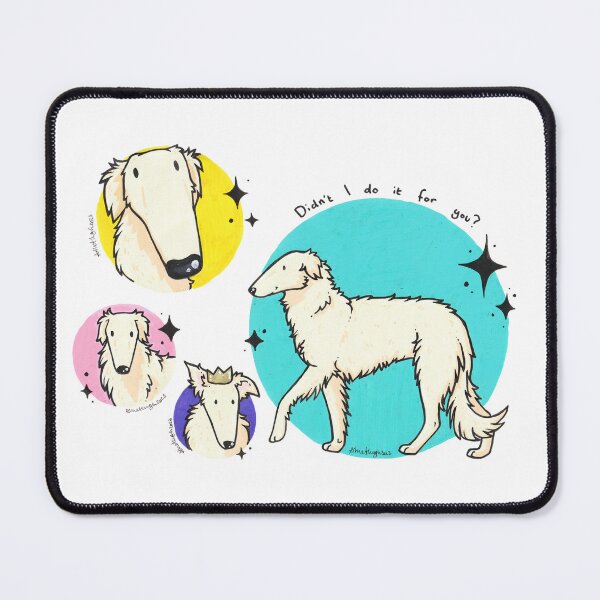 Item preview, Long Nose Borzoi Dog designed and sold by Miss-A-McQ-Art.
