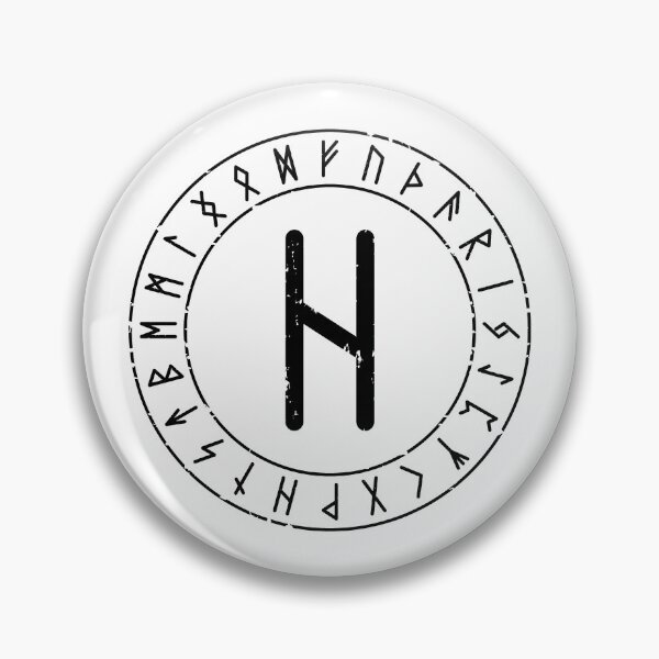 Item preview, HAGALAZ - HAIL - VIKING RUNE designed and sold by SALENTOmadness.