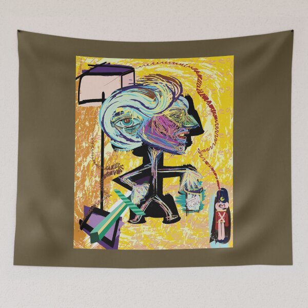 Item preview, Danny Gonzalez NeoExpressionism Graffiti Street Art Portrait designed and sold by GwendolynRohan.