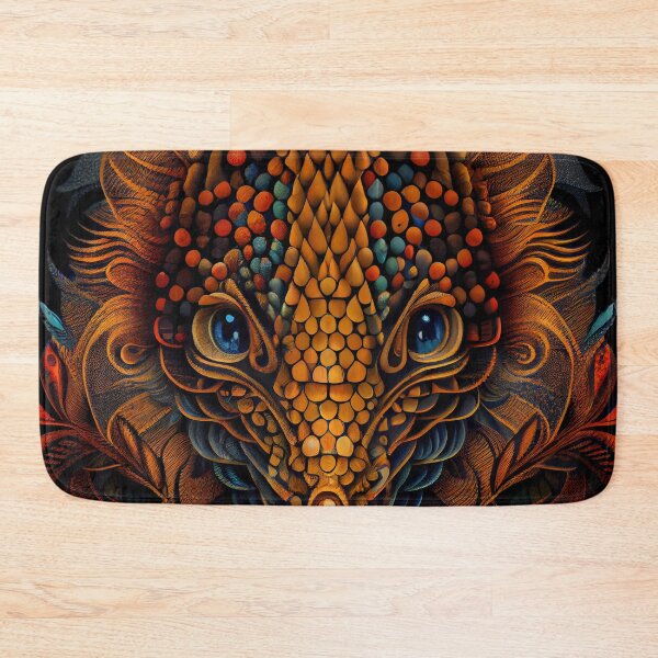 Item preview, Aggressive Cool Bold Scaley European Pattern Digital Painting designed and sold by CodeAndColors.
