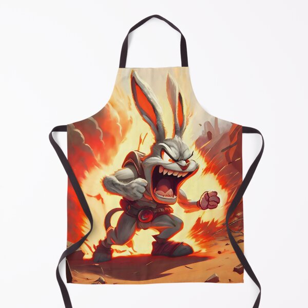 Item preview, Crazy Rabbit Amusing Original Cartoon designed and sold by CyberNoir.
