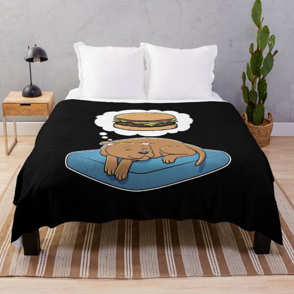 Artikelvorschau, Staffordshire Bull Terrier dreaming about Hamburgers entworfen und verkauft von DoggieDelights.
